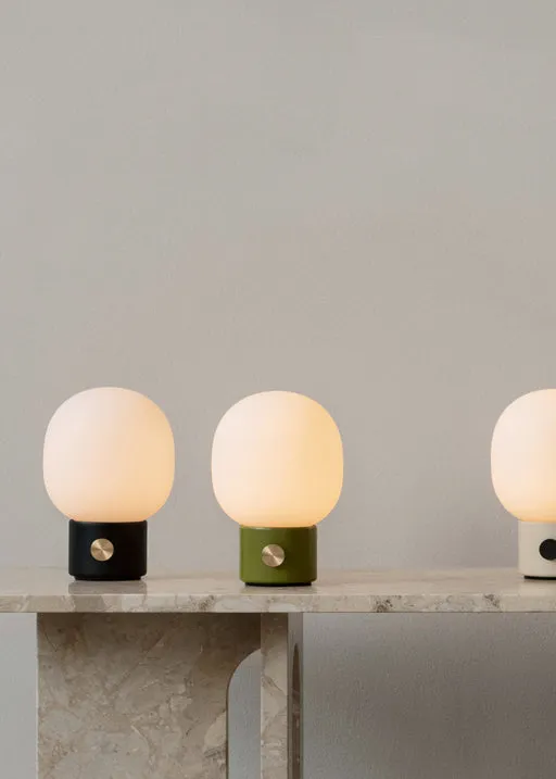 Tragbare Lampe JWDA cremefarben