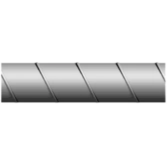 Spirorohr, verz. s=0,5, DN80 | Stange zu 3 m