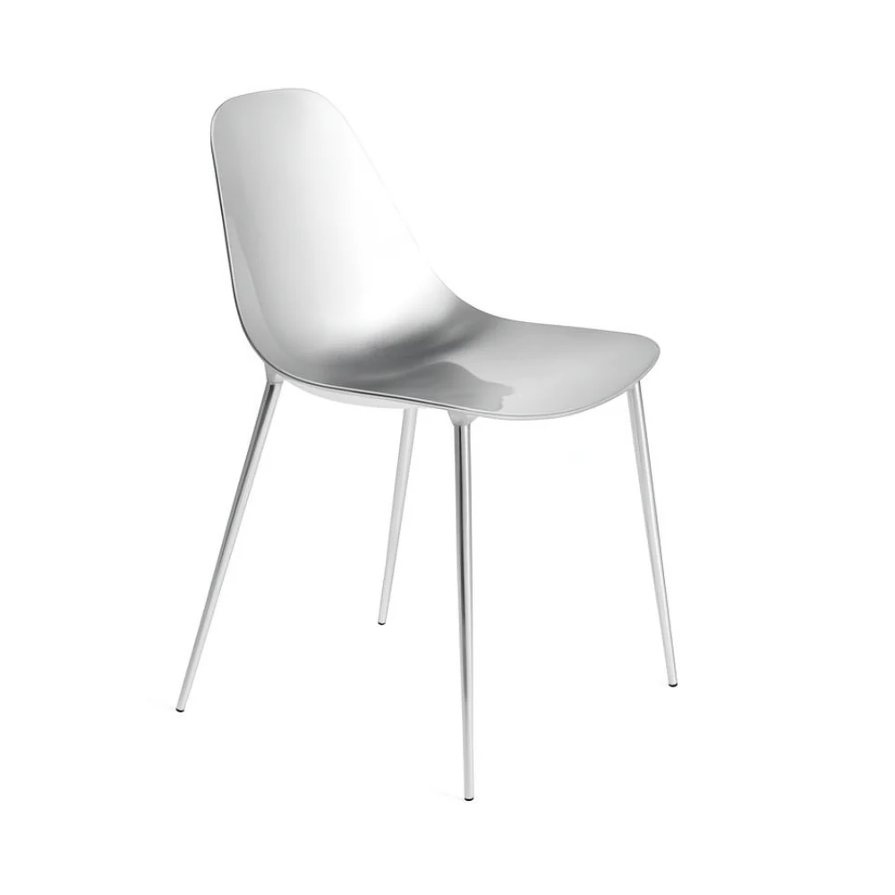 Stuhl MAMMAMIA poliertes Aluminium