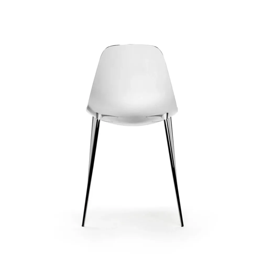 Stuhl MAMMAMIA poliertes Aluminium