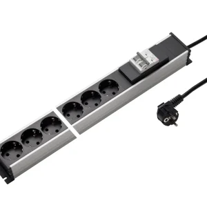 Martin Kaiser 6-fach Steckdosenleiste mit 16A 2-poligem Schutzschalter 3M Kabel (Europäische Steckdose) - 1336ZL6/16L-SW3...