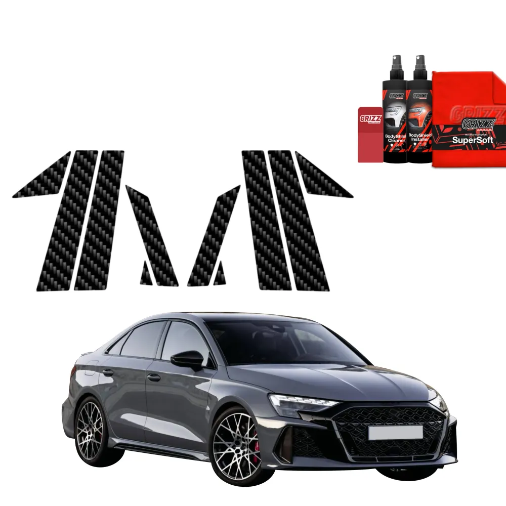 10in1 Kohlenstoff Schutzfolie für B-C-Säule - Audi RS3 (2025-2026)