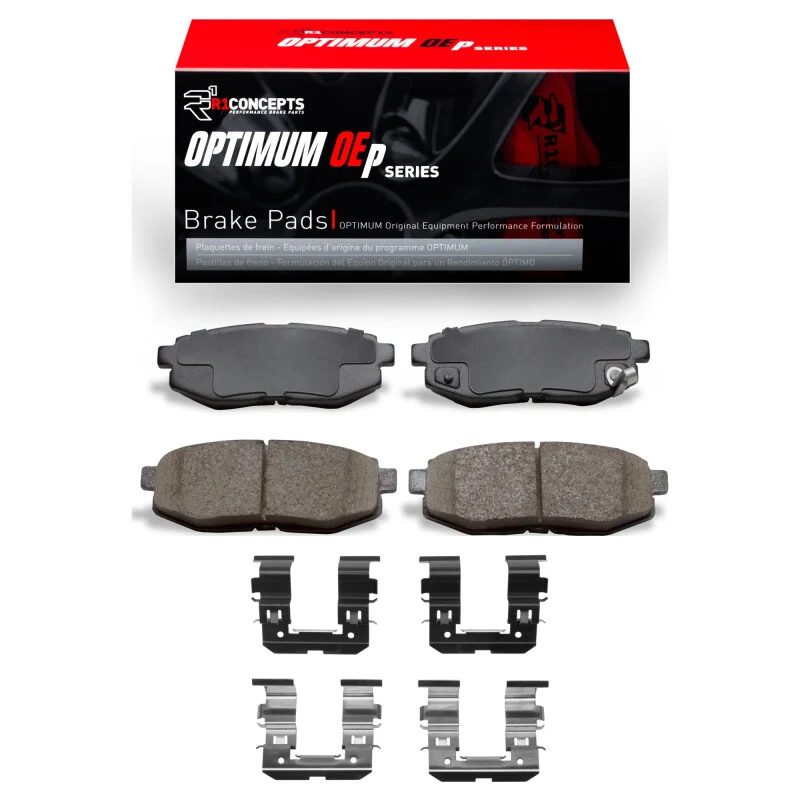 R1 2006-2025 Scion FR-S Rear R1 Optimum OE Pads & Hardware Kit