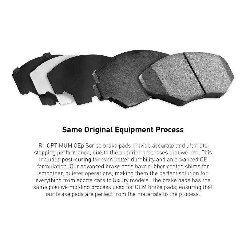R1 2014-2022 Maserati Ghibli Front R1 Optimum OE Pads & Hardware Kit