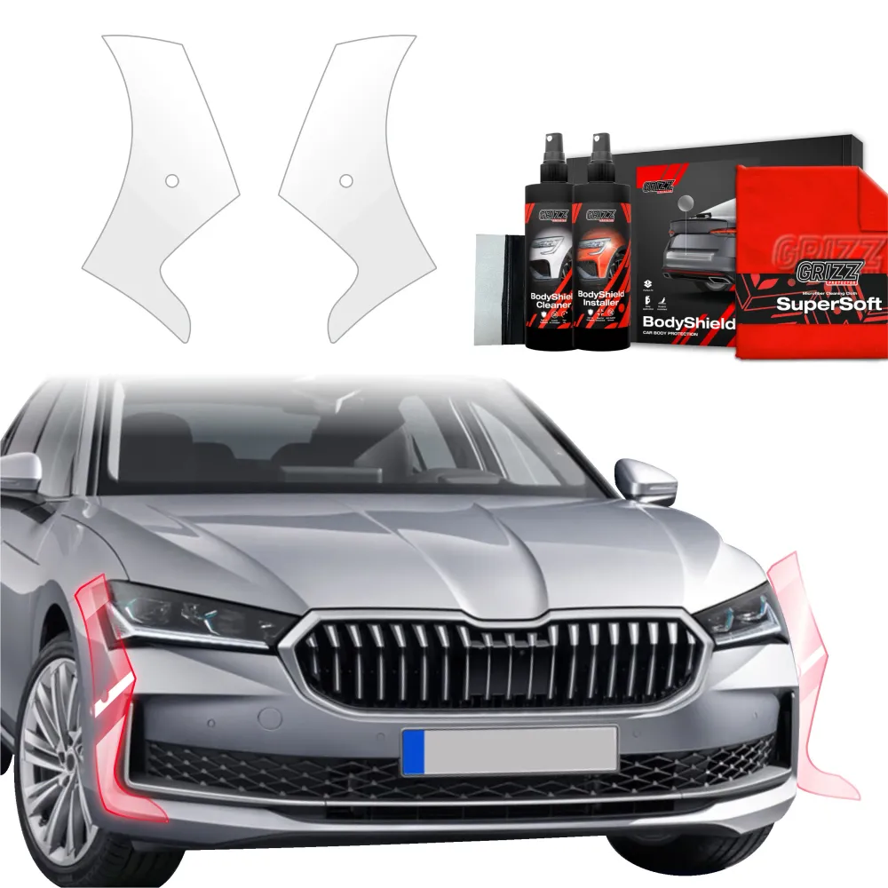 2in1 Schutzfolie für Stoßstange - Skoda Superb 4 Liftback (2024-2026)