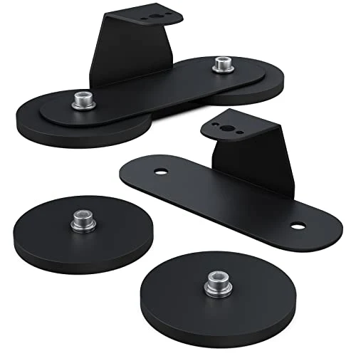 2PCS Magnetic Base LED Arbeitsscheinwerfer, Saugerhalter für gerade gebogene seitlich montierte LED-Lichtleistenhalterung