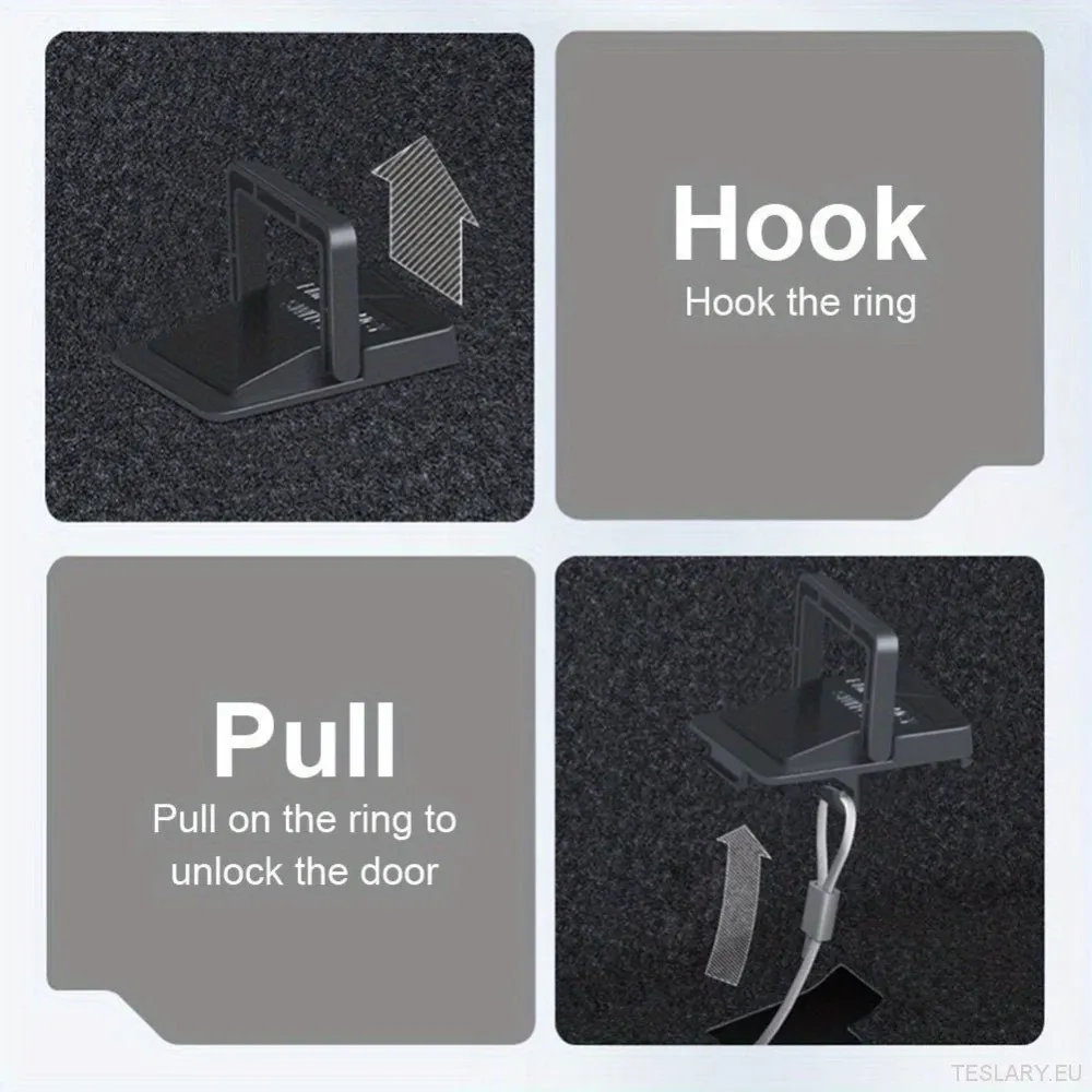 2pcs/Set Hecktür Notfall -Lock -Tür -Release -Notrufknopf für Tesla Neues Modell 3+ Highland 2024