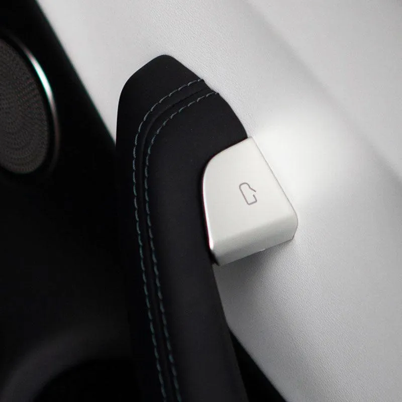 4er Set Schutzabdeckungen für Türschaltertaster Kompatibel mit 2024 Tesla Model 3 - Hochlandgrün