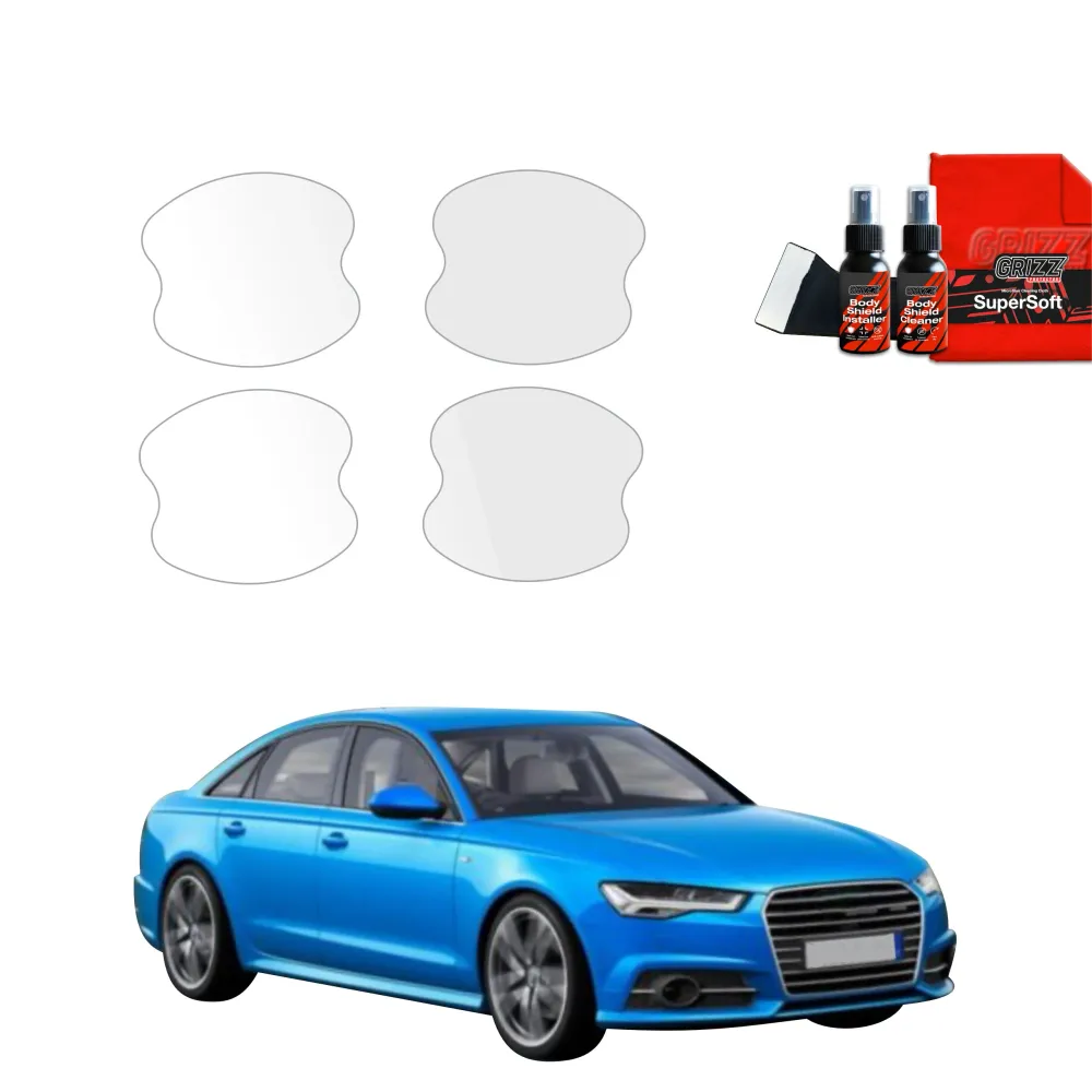 4in1 Schutzfolie für Türgriffmulden - Audi A6 C7 Sedan Facelifting (2014-2018)