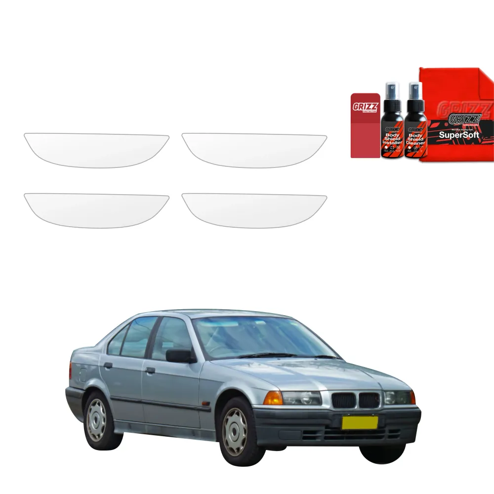 4in1 Schutzfolie für Türgriffmulden - BMW 3 E36 Sedan (1990-1999)