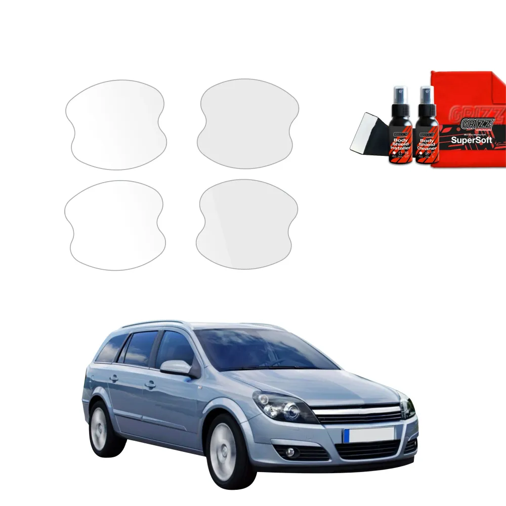 4in1 Schutzfolie für Türgriffmulden - Opel Astra H Kombi 5D (2004-2014)