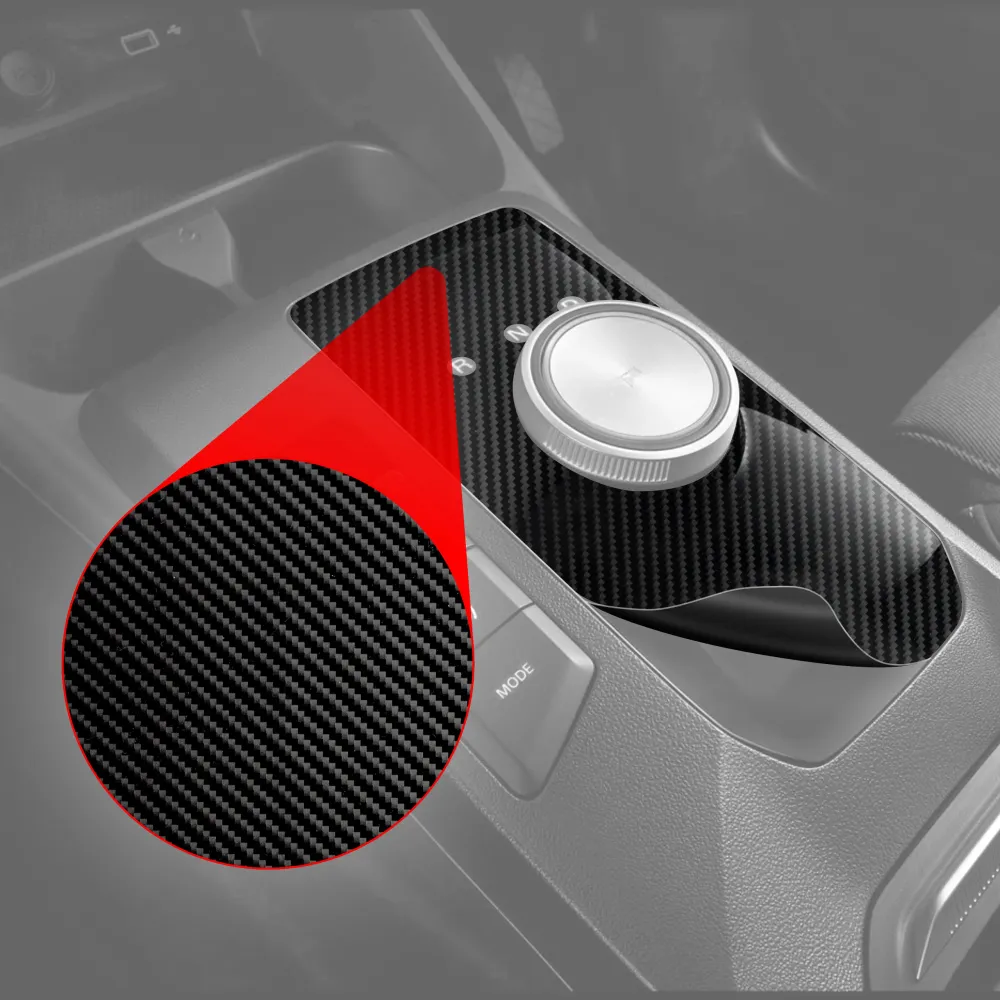4in1 Schutzfolien für Mittelkonsole & Armaturenbrett - Volkswagen Passat B9 15" (2024-2026) Carbon Optik Glanz