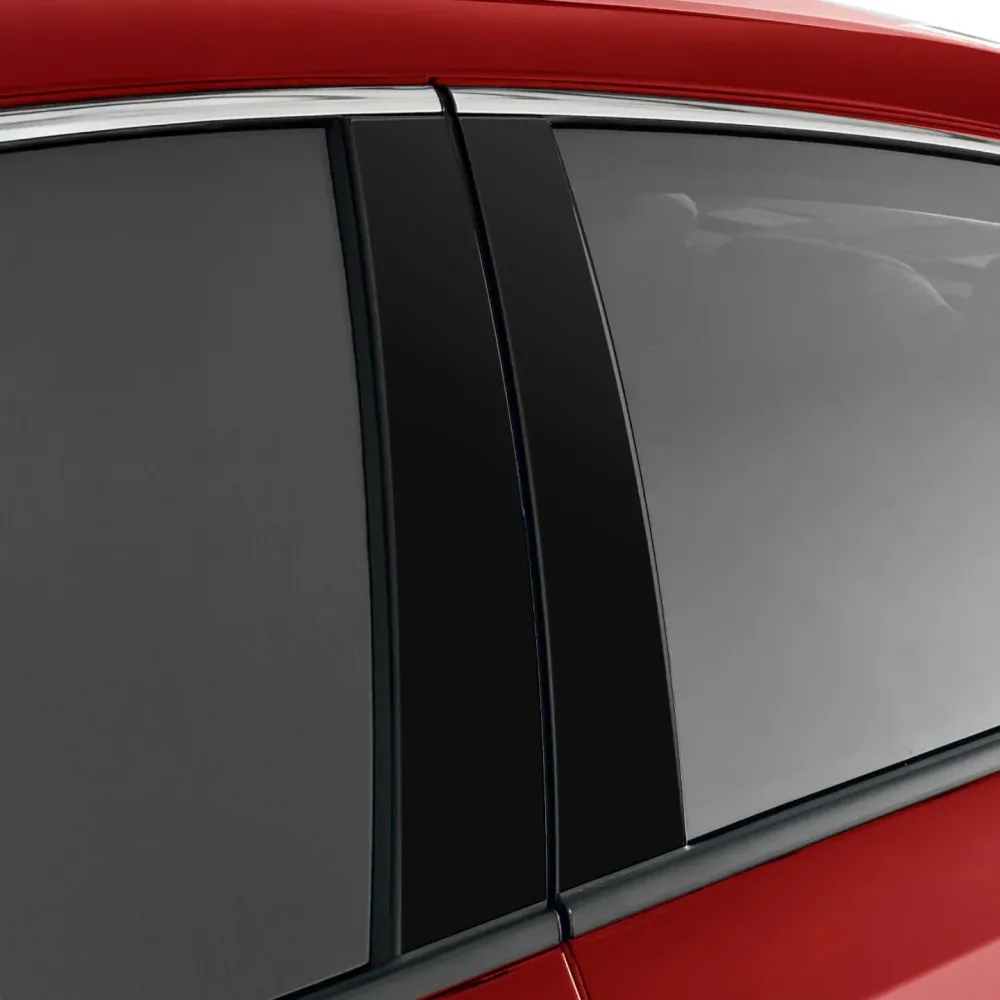 6in1 Schwarze schutzfolie für B-C-Säule - BMW 3 E90 Sedan Pre-LCI (2004-2008)