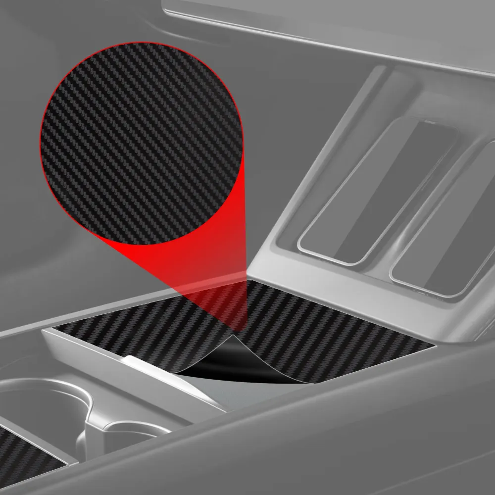 7in1 Schutzfolien für Mittelkonsole - Toyota Corolla Cross (2019-2026) Carbon Optik Matt Antifingerprint