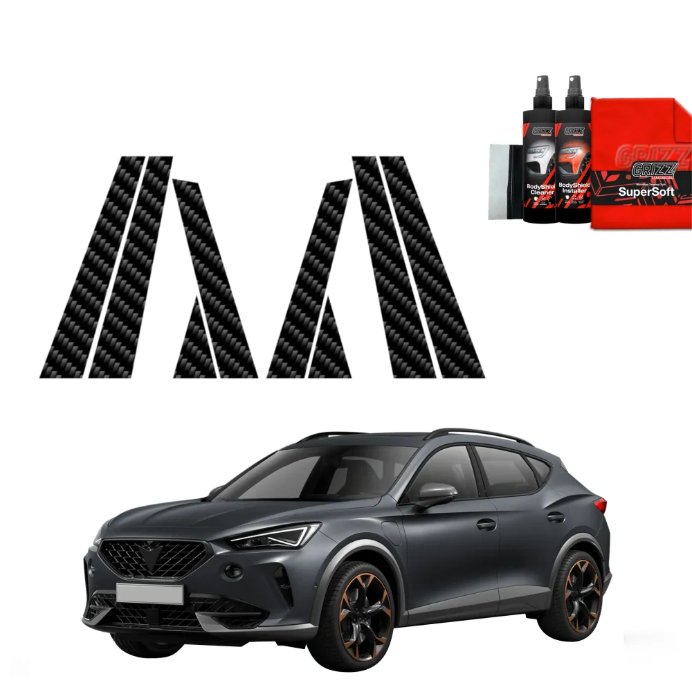 8in1 Kohlenstoff Schutzfolie für B-C-Säule - Cupra Formentor (2020-2024)