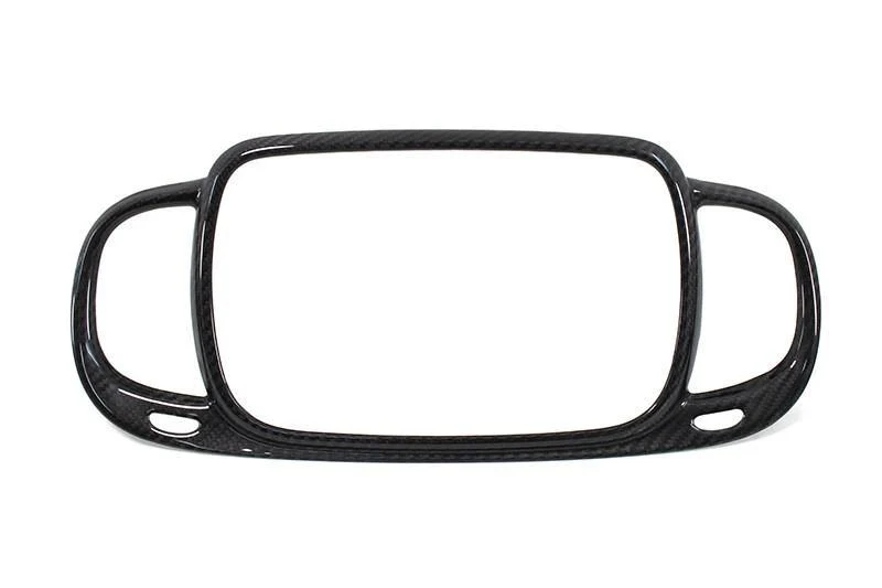 Abarth 595 Audio System Frame Cover - Carbon Fibre