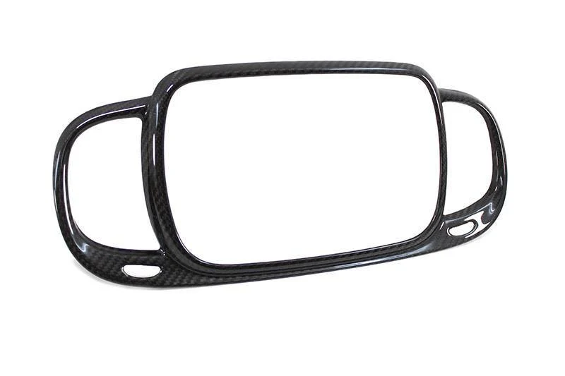 Abarth 595 Audio System Frame Cover - Carbon Fibre