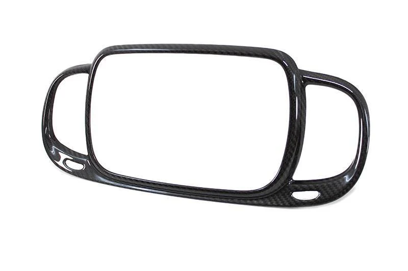 Abarth 595 Audio System Frame Cover - Carbon Fibre