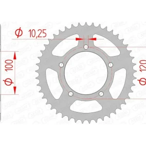 AFAM Standard Stahlritzel hinten 35800 - 525