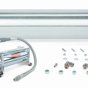 Air Lift 28in FLO Tank w/ Viair 444c Compressor (Incl. Fittings & Tank Mounting Hardware)