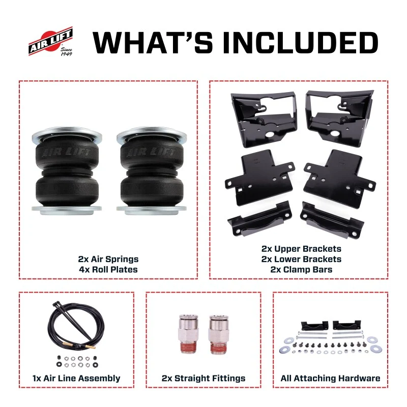 Air Lift LoadLifter 5000 Air Spring Kit 23-25 Toyota Sequoia 4WD