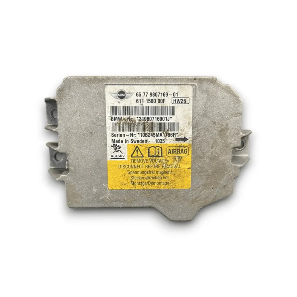 Airbagsteuergerät Mini One R56 1.6 Diesel Cod: 9807169 (2007 > 2013)