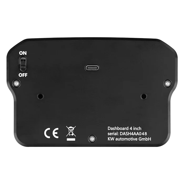 Ascher Racing Dashboard 4"
