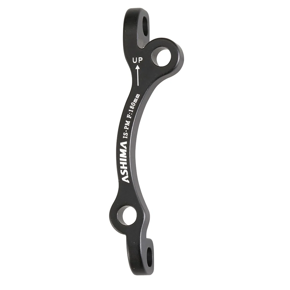 Bremssatteladapter AU22 Vorne: 180mm Schwarz ASHIMA