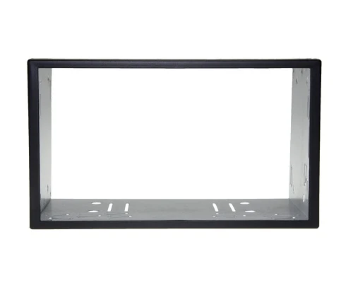 Auto Radio Blende Halterung Schacht Rahmen 100mm Doppel DIN ISO universal Metall