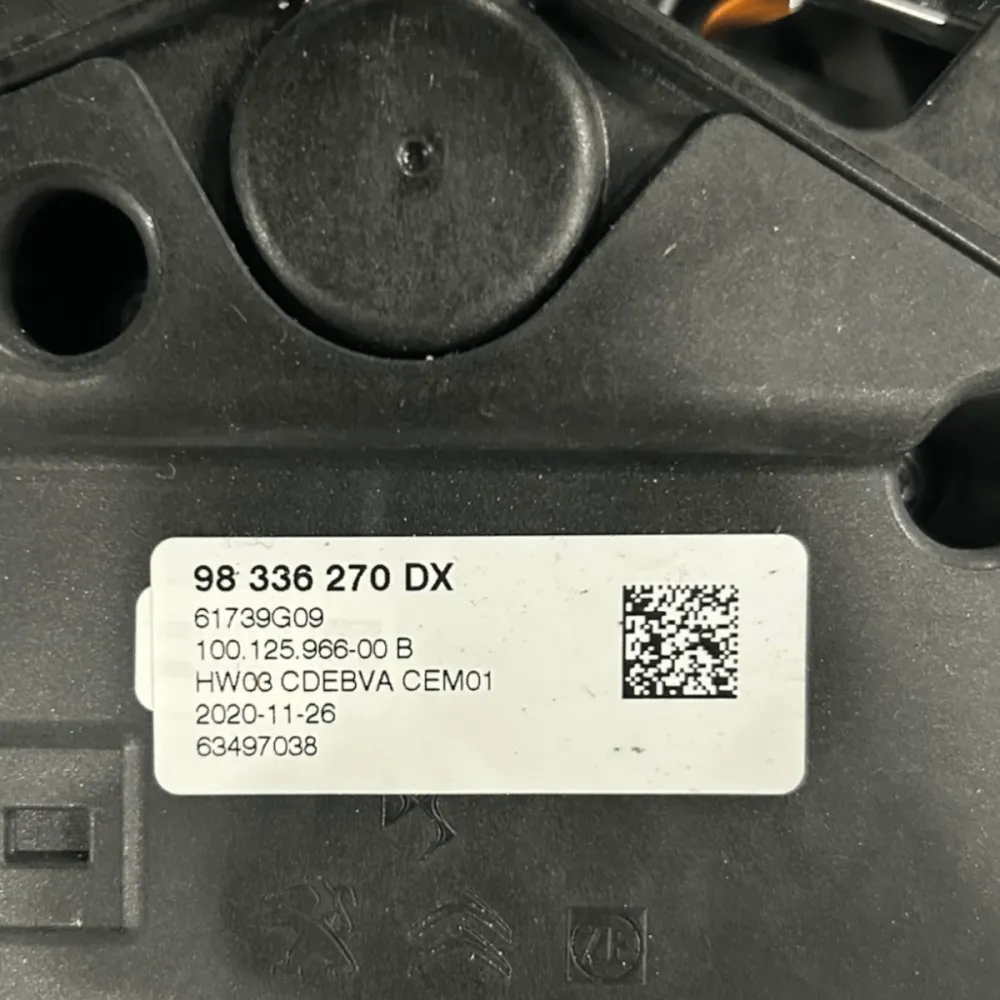Automatikgetriebehebel peugeot 3008 cod:98336270dx (2016 > 2023)