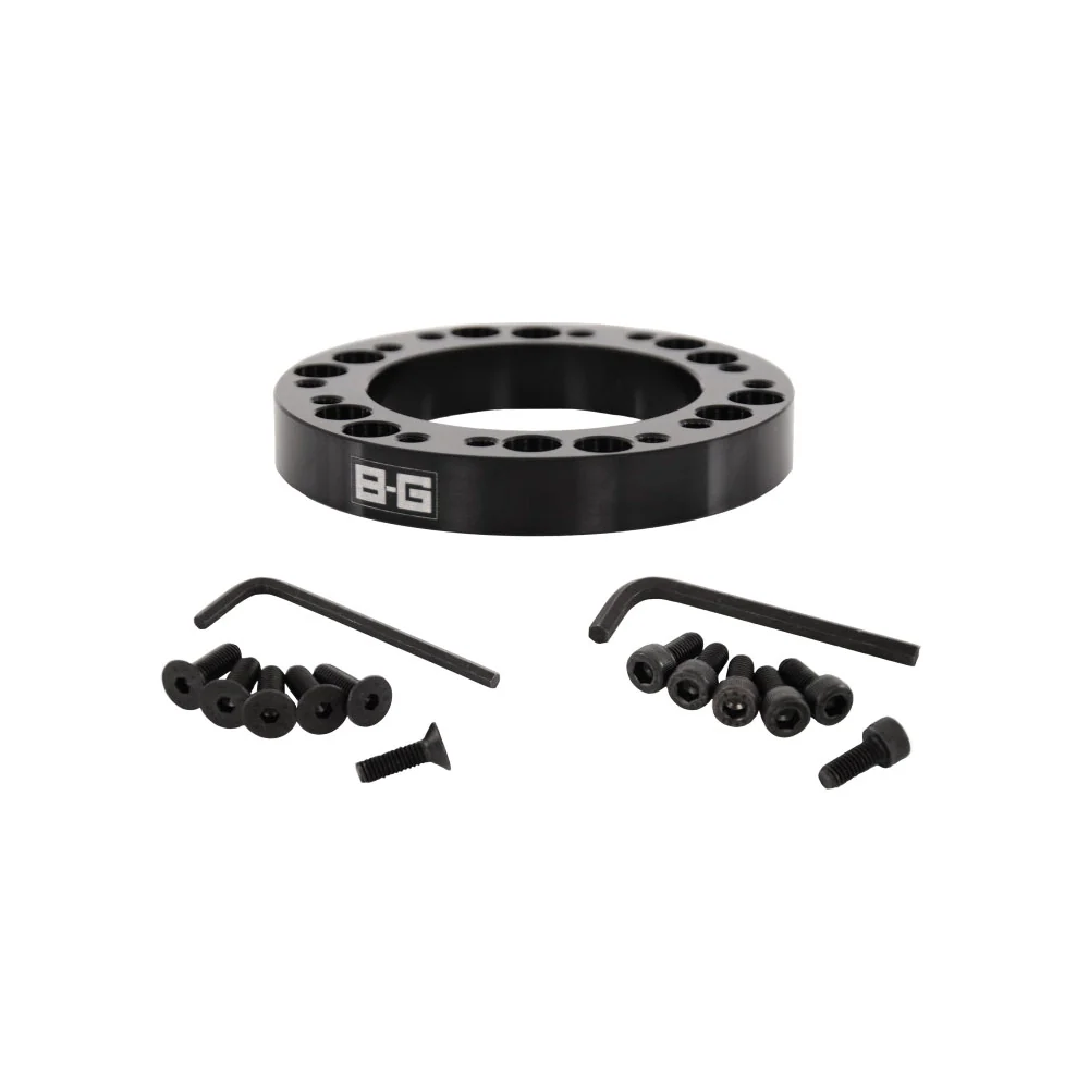 B-G RACING Lenkrad Adapter Sportlenkrad 6x70mm auf 6x74mm (Aluminium)