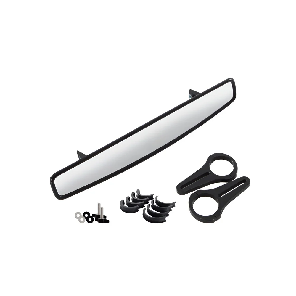 B-G RACING Rückspiegel Innenspiegel Weitwinkel Kit für Überrollkäfig (Standard Halter)
