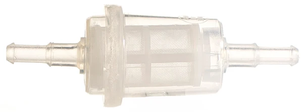 Benzinfilter, Vorfilter Kraftstoff, 6 + 8 mm Tüllen, Einwegmodell