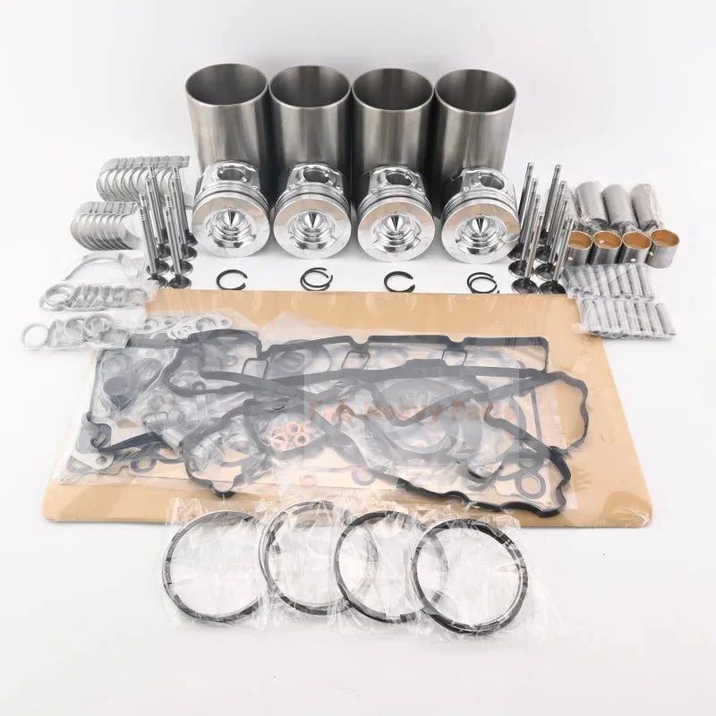 Überholungs-Umbausatz, passend für Doosan D24 D24NAP-Motoren, Aftermarket-Ersatz für Bobcat-Lader S650 T595 S630 T630 T650...