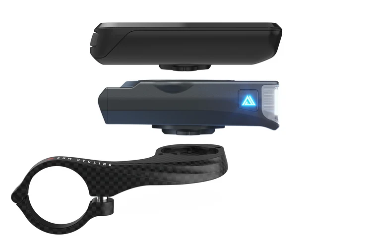 Bügelhalterung für GPS WAHOO KOM CYCLING Weiß