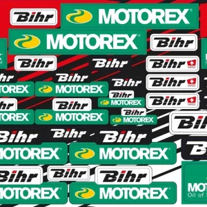 BLACKBIRD Motorex & Bihr Aufkleberbogen