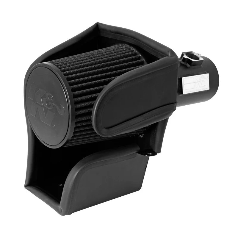 K&N, Blackhawk Induction Air Intake System passend für Ford F250/F350/F450/F550 Super Duty 6.4L V8 Diesel 2007-2010 (71-25...