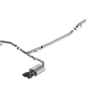 Borla 2025 Kia K5 GT 2.5L 4 Cyl S-type Cat-Back Exhaust w/ 3.5in Black Chrome Tips