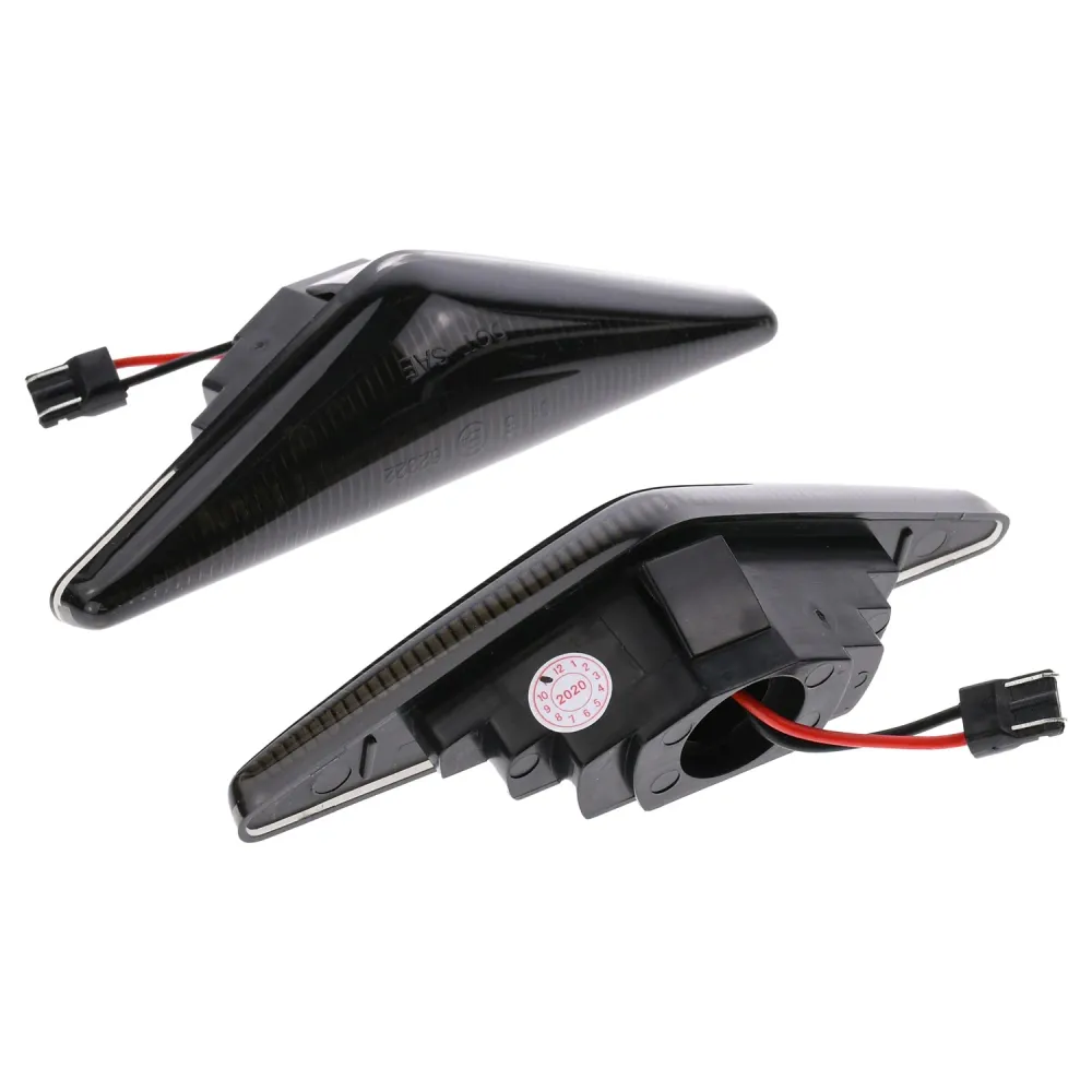 BRANDT Seitenblinker Set LED Kotflügel Blinker + Kabel Schwarz passend für Focus I C170 Limousine Turnier Mondeo III B5Y B...