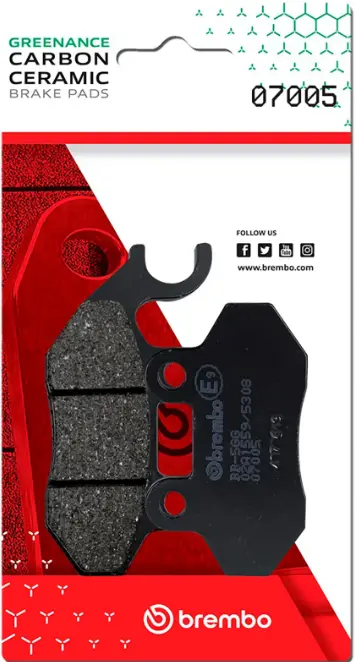 Carbon-Keramik-Bremsbelag für Cagiva, Lambretta, Peugeot, PGO, SYM, Zero BREMBO