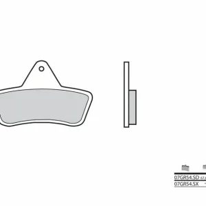 BREMBO Off-Road Sintermetall Bremsbeläge - 07GR54SX