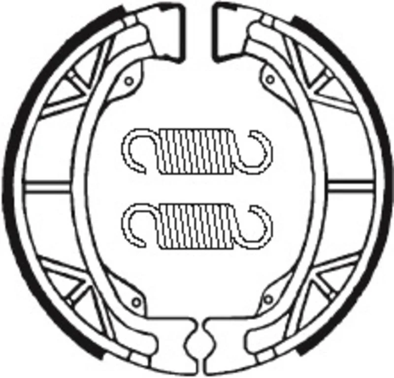 Bremsbacken Organisch BA012 passend für SYM FIDDLE II 50 4T 2007-2019