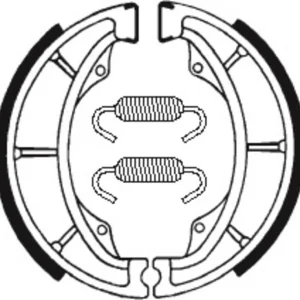 Bremsbacken Organisch BA014 passend für SUZUKI RM 500 1983-1985