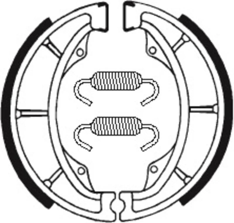 Bremsbacken Organisch BA014 passend für SUZUKI RM 500 1983-1985
