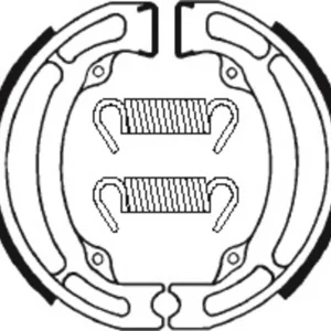 Bremsbacken Organisch BA017 passend für SUZUKI DS 80 1978-1999