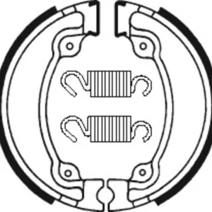 Bremsbacken Organisch BA026 passend für Honda XR 500 R 1979-1982