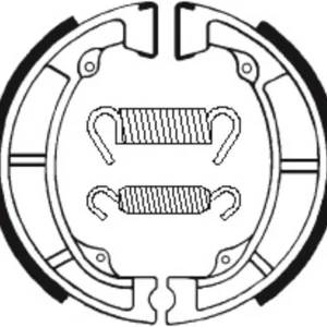 Bremsbacken Organisch BA039 passend für Kawasaki KL 250 1981-1984