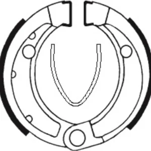 Bremsbacken Organisch BA048 passend für POLARIS SPORTSMAN 110 2016-2020