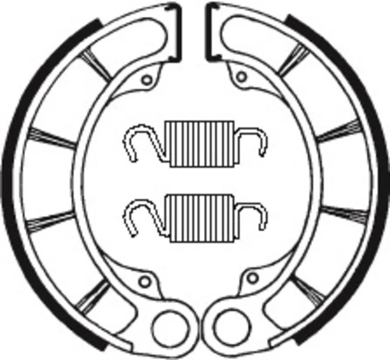 Bremsbacken Organisch BA059 passend für Honda CBX 650 E 1983-1983