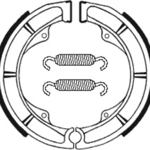 Bremsbacken Organisch BA111 passend für SUZUKI DR 750 1988-1989